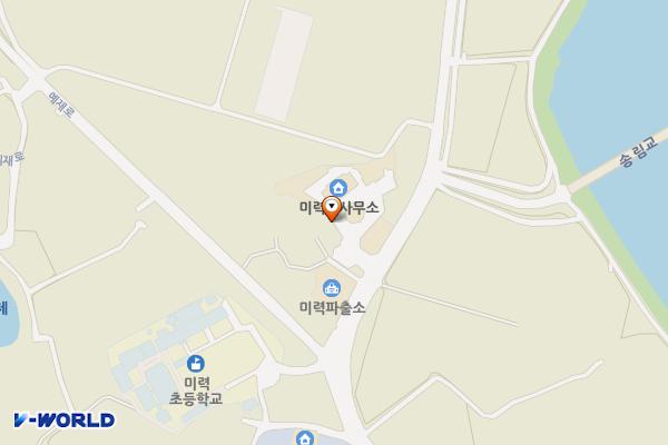 미력면사무소 주차장 위치 지도 — 전남광주통합특별시 보성군 미력면 도개리 667