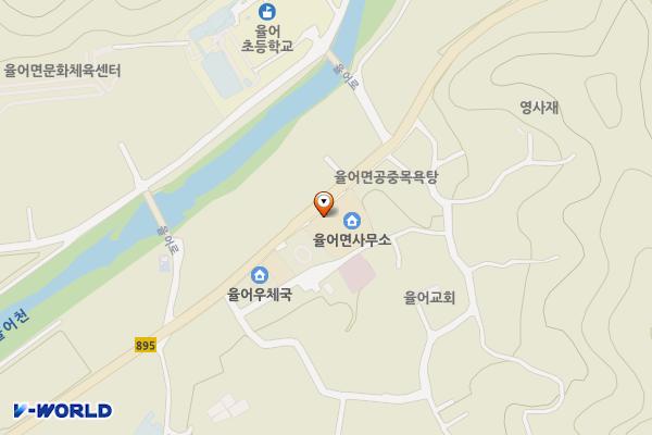율어면사무소 주차장 위치 지도 — 전남광주통합특별시 보성군 율어면 문양리 265-3