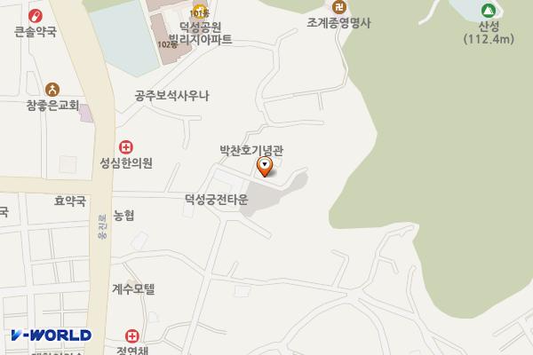산성동 쌈지주차장(8) 위치 지도 — 충청남도 공주시 산성동 146-10