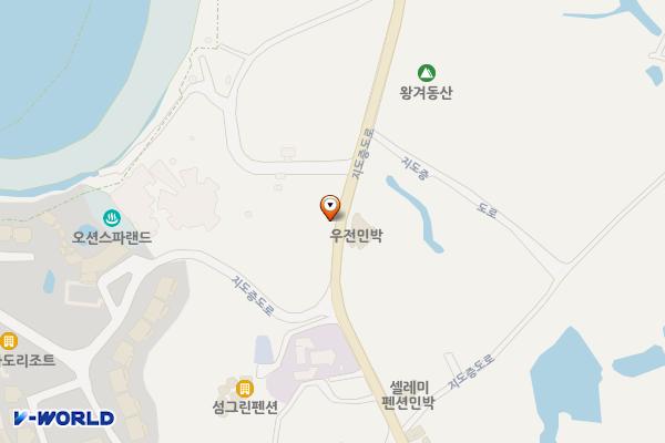 신안갯벌센터 주차장 위치 지도 — 전남광주통합특별시 신안군 증도면 우전리 77