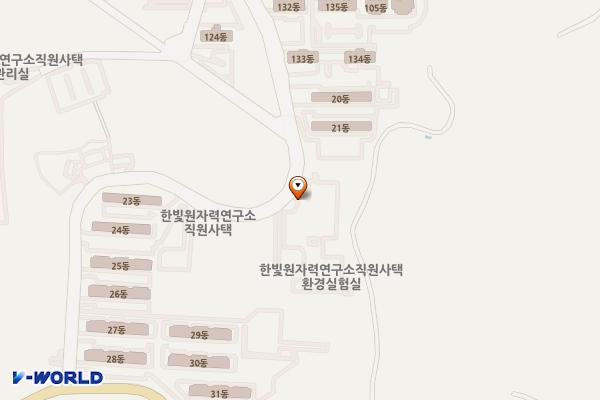 한빛원자력 환경실험실 주차장 위치 지도 — 전남광주통합특별시 영광군 홍농읍 상하리 1373-7