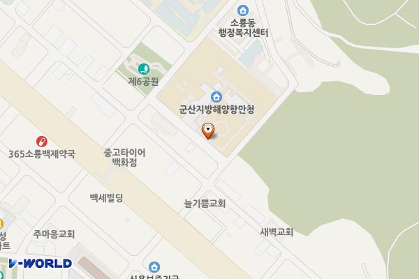 군산지방해양수산청 위치 지도 — 전북특별자치도 군산시 설림길 11