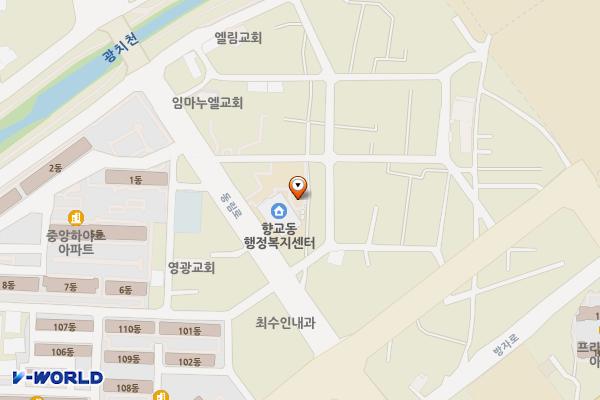 향교동행정복지센터 위치 지도 — 전북특별자치도 남원시 동림로 116