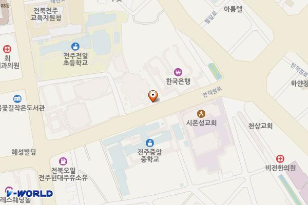 전북교육문화회관 위치 지도 — 전북특별자치도 전주시 덕진구 안덕원로 71