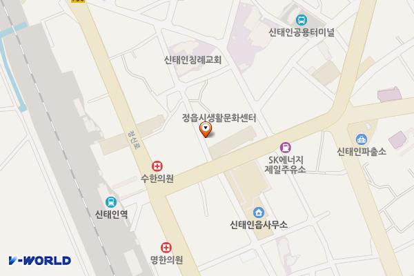 신태인읍 생활문화센터 위치 지도 — 전북특별자치도 정읍시 신태인리 260-1