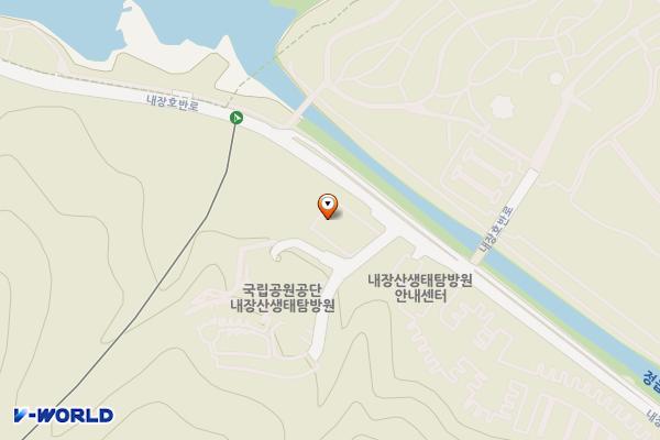 내장산국립공원 생태탐방원 위치 지도 — 전북특별자치도 정읍시 내장호반로266