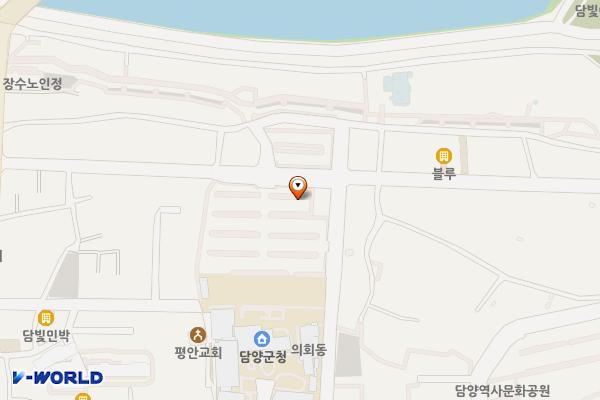 담양군청 위치 지도 — 전남광주통합특별시 담양군 담양읍 추성로 1371