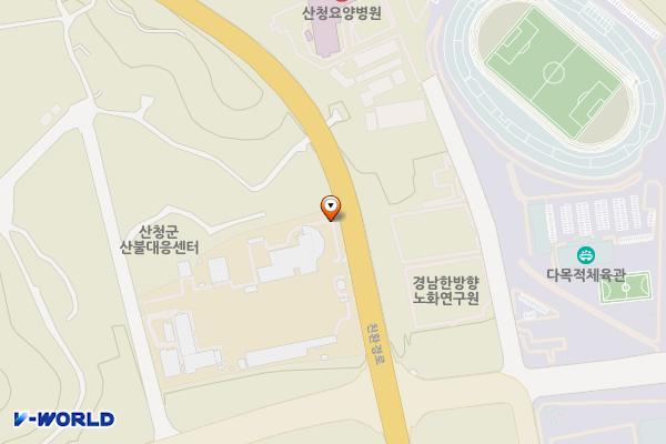 하이면사무소 주차장 위치 지도 — 경상남도 고성군 하이면 공룡로 979