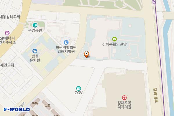 김해문화의전당 위치 지도 — 경상남도 김해시 김해대로 2060