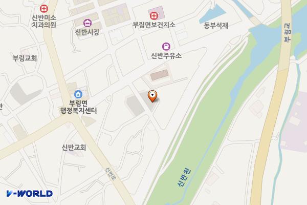 부림공영주차장 위치 지도 — 경상남도 의령군 부림면 신반리 398