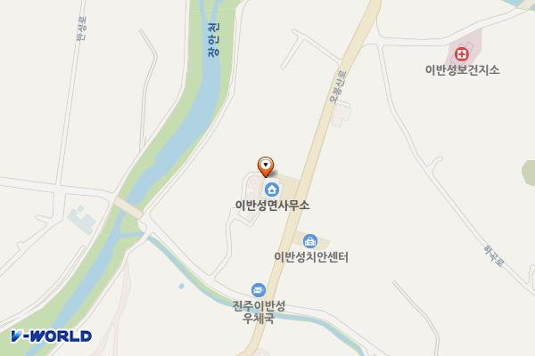 이반성면사무소 위치 지도 — 경상남도 진주시 오봉산로 719