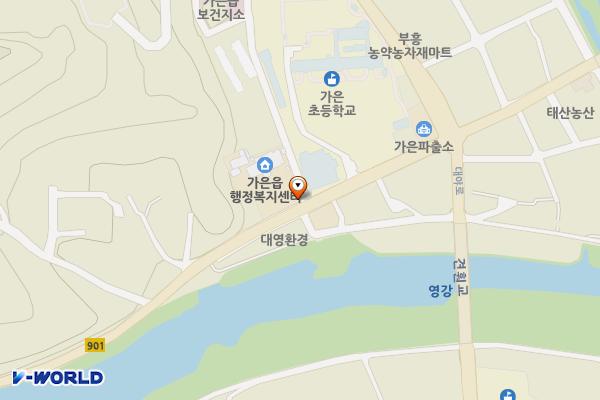 가은읍 행정복지센터 위치 지도 — 경상북도 문경시 가은읍 가은로 123