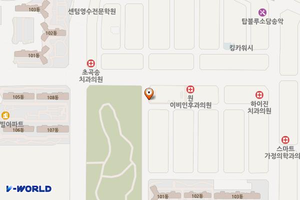 흥해 다목적재난대피시설 위치 지도 — 경상북도 포항시 북구 흥해읍 초곡리 1430