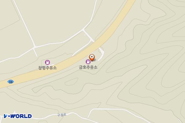 금호주유소 위치 지도 — 경상북도 봉화군 봉성면 파인토피아로 1652