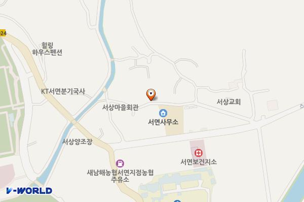 남해군 서면사무소 위치 지도 — 경상남도 남해군 서면 스포츠로 676