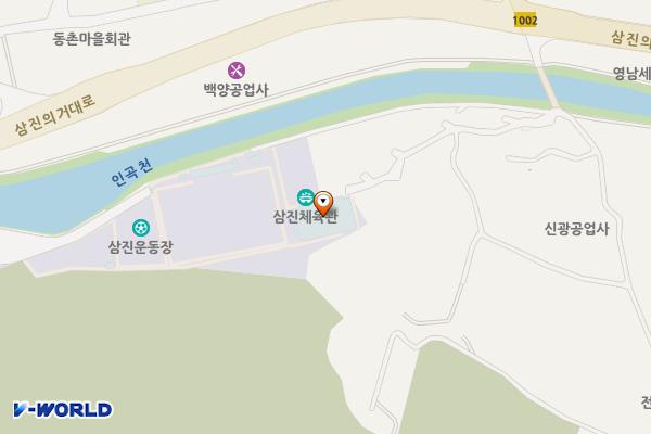 삼진체육시설 위치 지도 — 경상남도 창원시 진동면 삼진의거대로 440