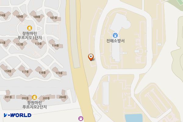 진해구청 위치 지도 — 경상남도 창원시 진해대로 1101