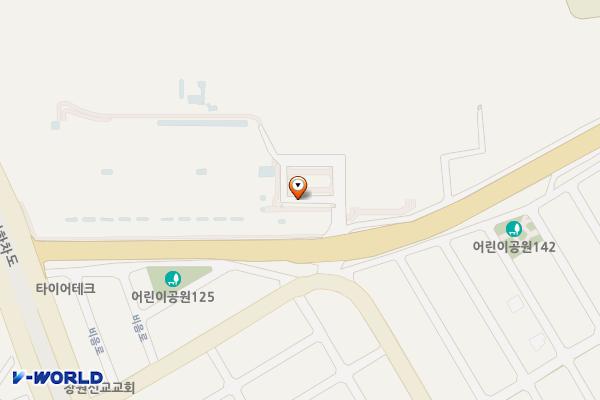 시립테니스장 위치 지도 — 경상남도 창원시 성산구 비음로25번길 17
