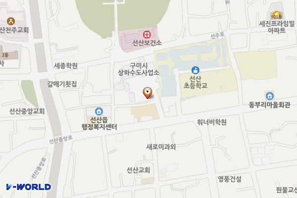 선산출장소 위치 지도 — 경상북도 구미시 선산읍 선산중앙로83-2
