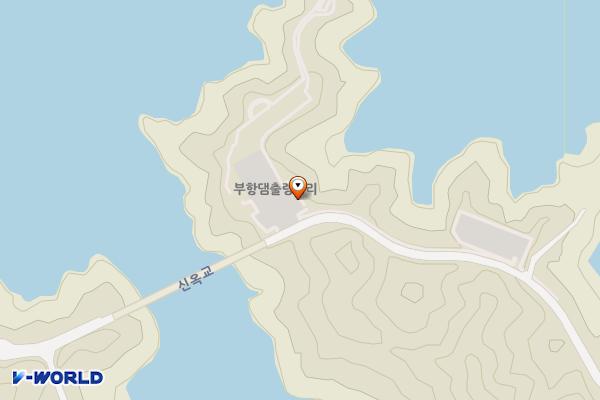 청정부항 레인보우 짚와이어 위치 지도 — 경상북도 김천시 부항면 신옥리 산23-2