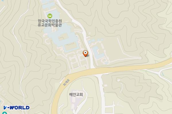 한국국학진흥원 위치 지도 — 경상북도 안동시 도산면 퇴계로 1997