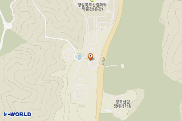 산림과학박물관 위치 지도 — 경상북도 안동시 도산면 퇴계로 2189