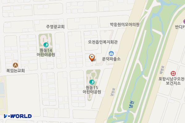 오천읍민 복지회관 위치 지도 — 경상북도 포항시 남구 오천읍 원리 940
