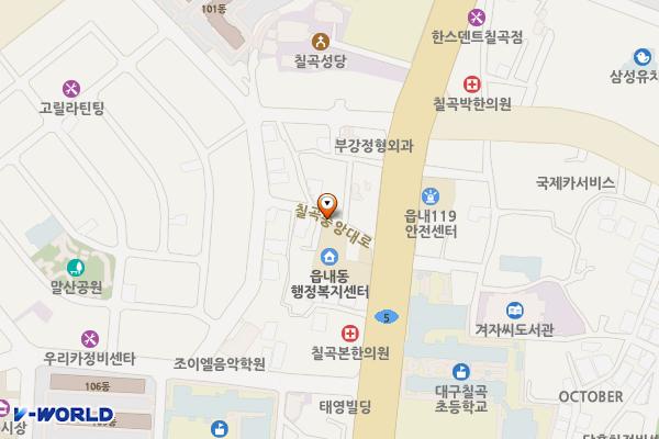 읍내동 행정복지센터 위치 지도 — 대구광역시 북구 읍내동 660-2