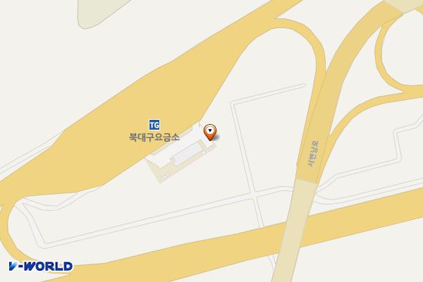 한국도로공사 북대구영업소 위치 지도 — 대구광역시 북구 서변남로 121
