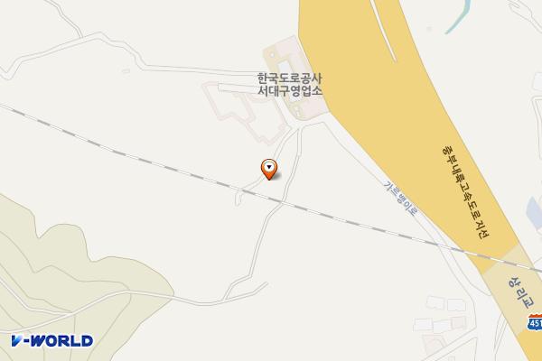 한국도로공사 서대구영업소 위치 지도 — 대구광역시 서구 가르뱅이로 102-30