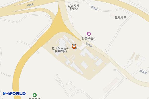 한국도로공사 당진지사 위치 지도 — 충청남도 당진시 송악읍 반촌로 236