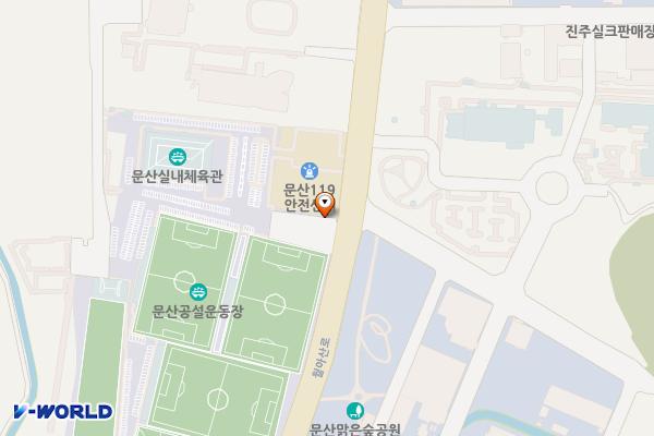 진주스포츠파크 위치 지도 — 경상남도 진주시  문산읍 월아산로 973