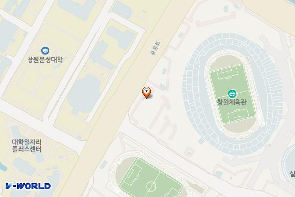 창원스포츠파크 위치 지도 — 경상남도 창원시 성산구 원이대로 450