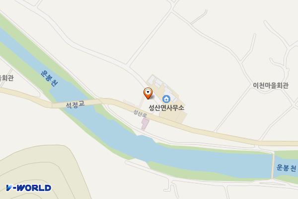 성산면사무소 (복지회관) 위치 지도 — 경상남도 창녕군 성산면 성산로237