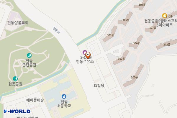 현동 행정복지센터 위치 지도 — 경상남도 창원시 마산합포구 현동7길27