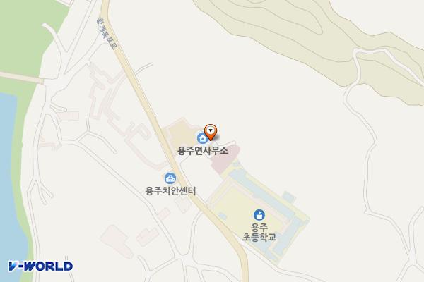 용주면사무소 위치 지도 — 경상남도 합천군 용주면 황계폭포로1154 