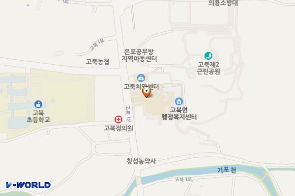고북면행정복지센터 위치 지도 — 충청남도 서산시 고북면 고북1로294