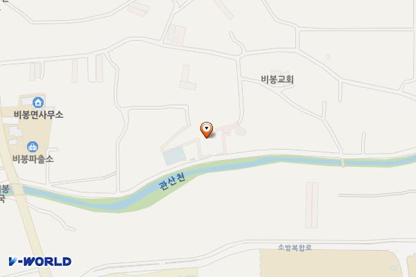 비봉면사무소 위치 지도 — 충청남도 청양군 비봉면 은골길 29