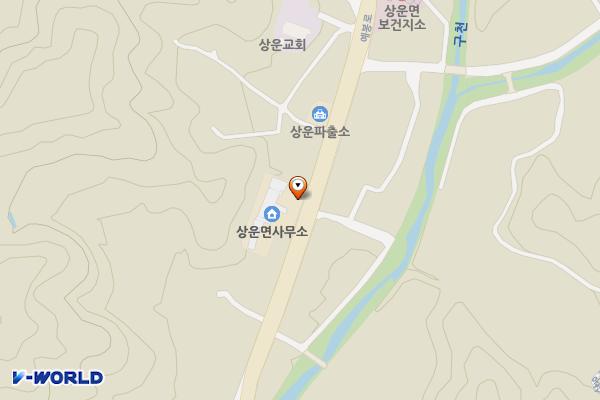 상운면사무소 위치 지도 — 경상북도 봉화군 상운면 예봉로1281