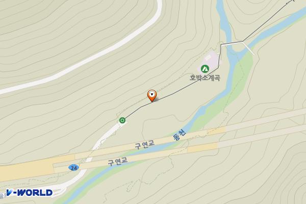 호박소주차장 위치 지도 — 경상남도 밀양시 산내면 얼음골로334