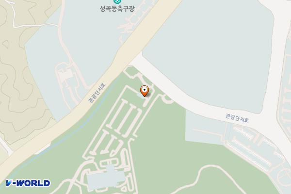 휴그린골프클럽 주차장 위치 지도 — 경상북도 안동시 관광단지로316