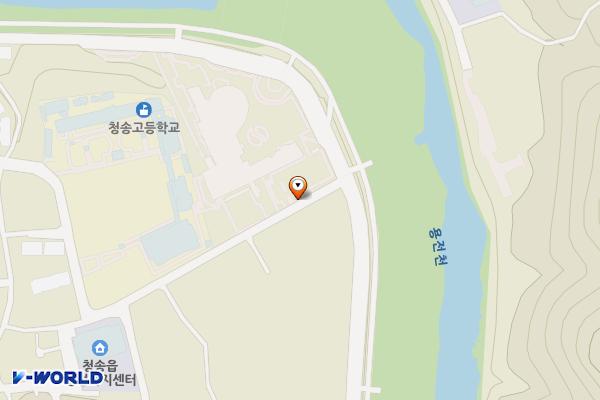 청송예술문화회관 위치 지도 — 경상북도 청송군 청송읍 금월로244-30