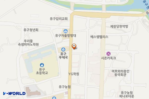 석남리 쌈지주차장 위치 지도 — 충청남도 공주시 유구읍 석남리 246-2