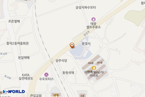 문경시 농업기술센터 위치 지도 — 경상북도 문경시 중앙로280