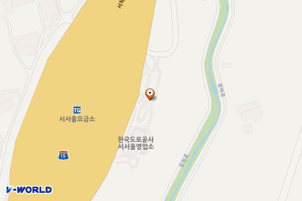 서서울졸음쉼터(서울) 위치 지도 — 경기도 안산시 상록구 장하동 산8-1