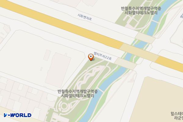 안산89호문화공원 위치 지도 — 경기도 안산시 단원구 엠티브이22로 120