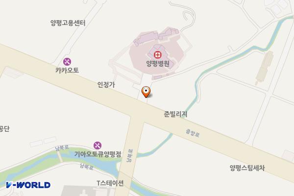 양평차량등록사업소 위치 지도 — 경기도 양평군 양평읍 중앙로 133
