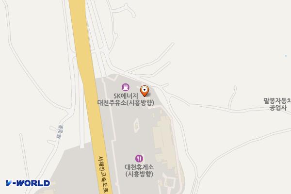 대천(서울) 휴게소 위치 지도 — 충청남도 보령시 주교면 주교리 903-34