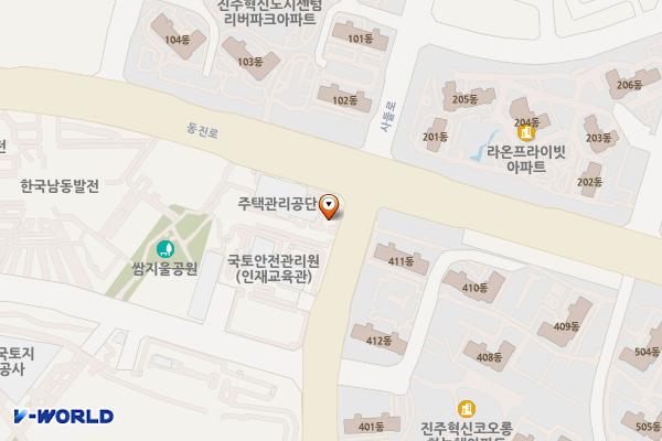 주택관리공단 위치 지도 — 경상남도 진주시 사들로 137