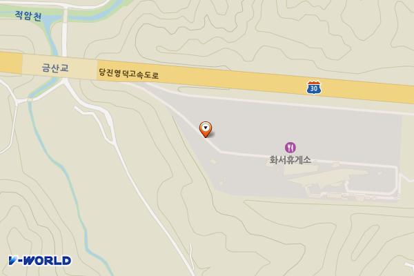 화서(영덕) 휴게소 위치 지도 — 경상북도 상주시 화서면 상용리 396-9